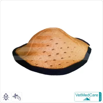Eye spacer for horse head mask - Woodcast material | VetMedCare®