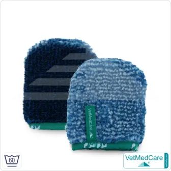Coat care glove & Grooming Glove | glove like a dog brush for grooming dog, cat, horse and short-haired small animals | VetMedCare® 12 Grooming Glove | glove like a dog brush for grooming dog, cat, horse and short-haired small animals | VetMedCare®