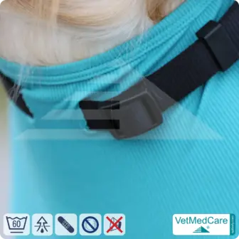 Dog bodysuit with legs | full body sweater / coat / jacket / hoodie - special for the male dog | VetMedCare® 13 Dog bodysuit pet shirt with legs + zipper | dog full body medical pet coat / jacket / recovery vest | VetMedCare®