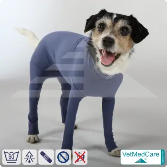 Dog bodysuit with legs | full body vest / coat / jacket / hoodie - especially for the female dog | VetMedCare® 13 Dog bodysuit with legs | full body vest / coat / jacket / hoodie - especially for the female dog | VetMedCare®