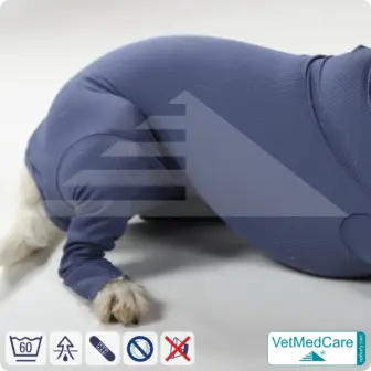 Dog bodysuit with legs | full body vest / coat / jacket / hoodie - especially for the female dog | VetMedCare® 19 Dog bodysuit with legs | full body vest / coat / jacket / hoodie - especially for the female dog | VetMedCare®