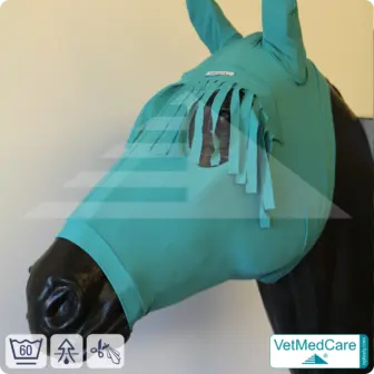 Horse fly protection | insect repellent | head protection & ear protection with fringes | VetMedCare® 6 Horse fly protection | insect repellent | head protection & ear protection with fringes | VetMedCare®