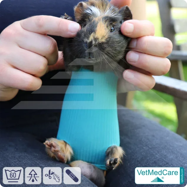 DIY Safety Tubes | wie Mullbinden, Verband und Pflaster in einem | Schutz Strümpfe für Haustiere wie Hamster, Hase und Kleintiere | VetMedCare®