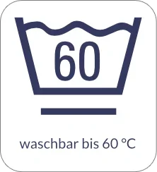 Waschbar bis 60 °C Icon