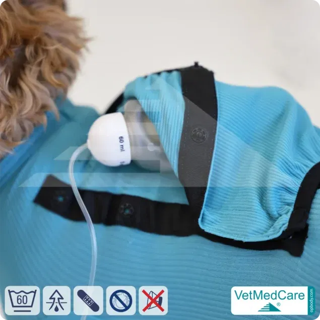 Hund System Body mit Beinen + Reißverschluss + Zusatzfunktion | Hund Body - Ganzkörperbody mit 4 Beinen | VetMedCare®